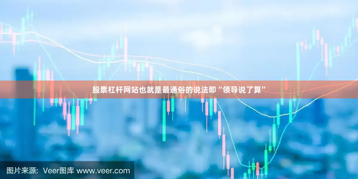 股票杠杆网站也就是最通俗的说法即“领导说了算”
